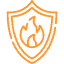 orange shield image
