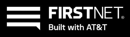 FirstNet logo with AT&amp;T partnership text.